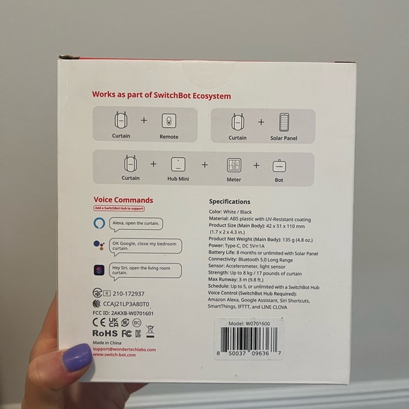 NEW SWITCHBOT CURTAIN - Picture 2 of 8